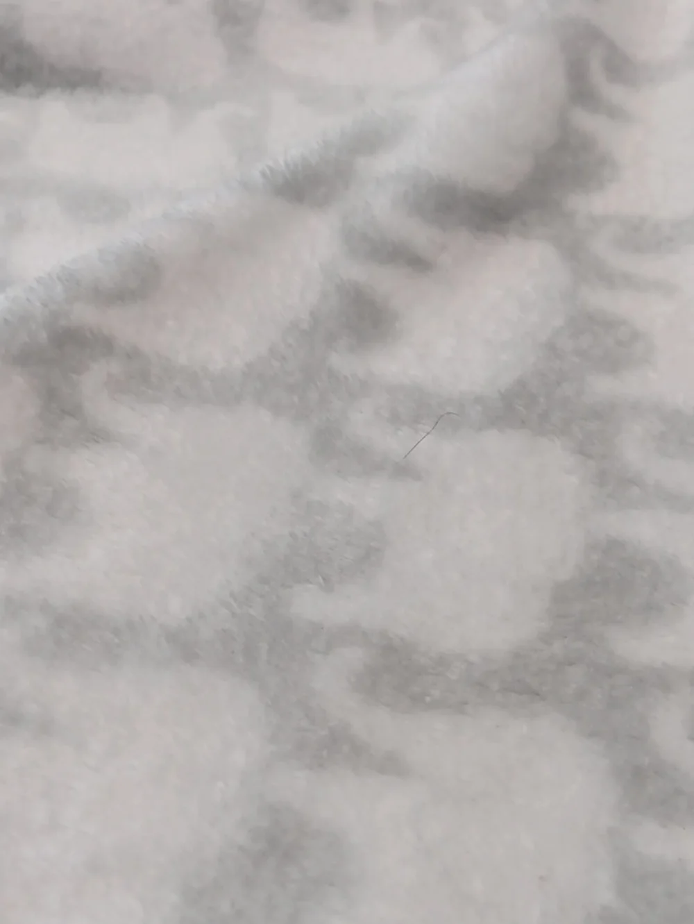 HB  Grey And White Elephant Baby Blanket